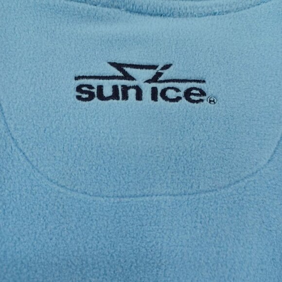 Sunice Blue Fleece 1/4 Zip Pullover Sweatshirt Women's M Warm Cozy Lounge Wear - Picture 5 of 8